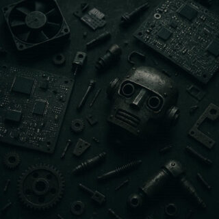 Zarr Was A Sad Android song lyrics tell the story of an android who rejects and rediscovers emotion in this dark indie rock narrative